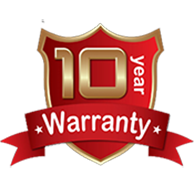 10 year Labor Warranty Seal